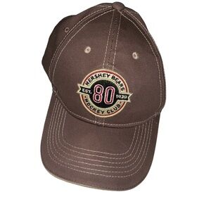 Hershey Bears Hockey Club Est. 1938 80 tan hat cap Capital blue adjustable
